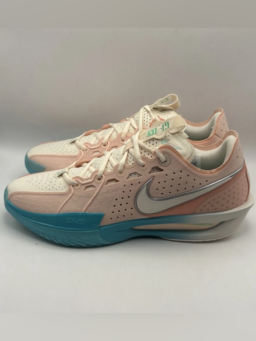 Nike Air Zoom GT Cut 3 Men’s 12 Basketball Washed Coral Dusty Cactus DV2913-601